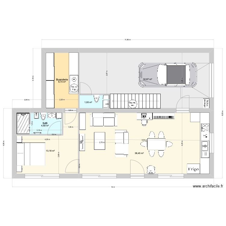 GARVAN 1 - v2.4. Plan de 16 pièces et 198 m2