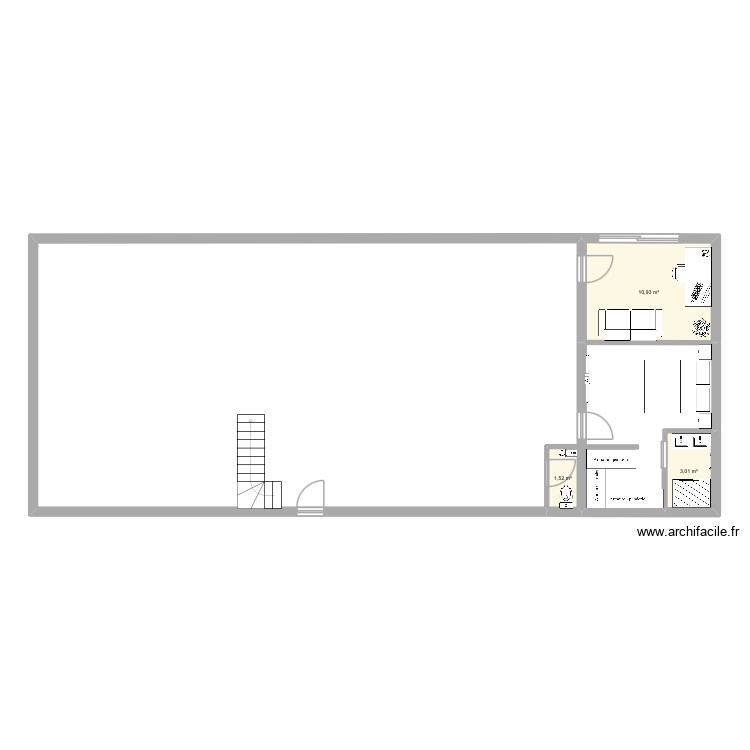 Reno grange. Plan de 0 pièce et 0 m2