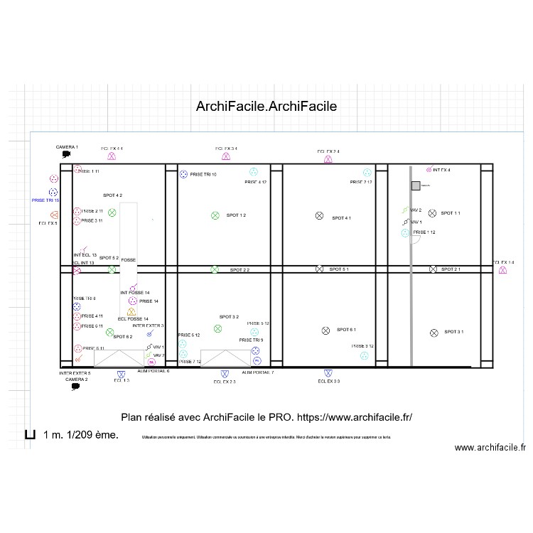 PLAN ACCESOIRE ELEC BATIMENT. Plan de 0 pièce et 0 m2