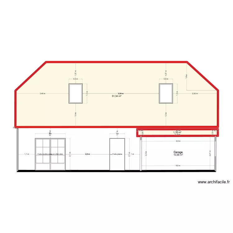 Fa&ccedil;ade NORD 26.05.2025. Plan de 