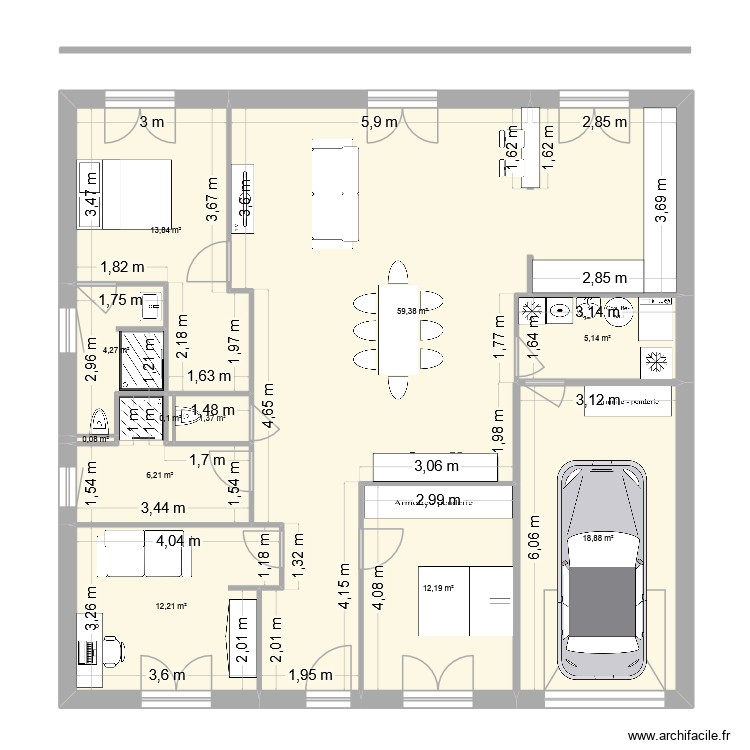 AMANVI. Plan de 0 pièce et 0 m2