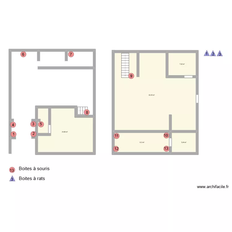ACB Wavre Volvo. Plan de 5  et 112 m²