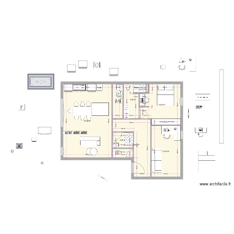 EDC V2. Plan de 0 pièce et 0 m2