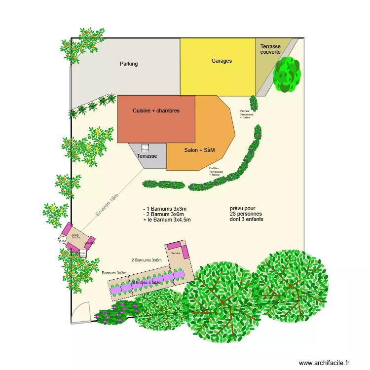 Maison Eliane Jardin 11. Plan de 1 et 91 m² Maison Eliane Jardin 11. Plan de 1 et 91 m²