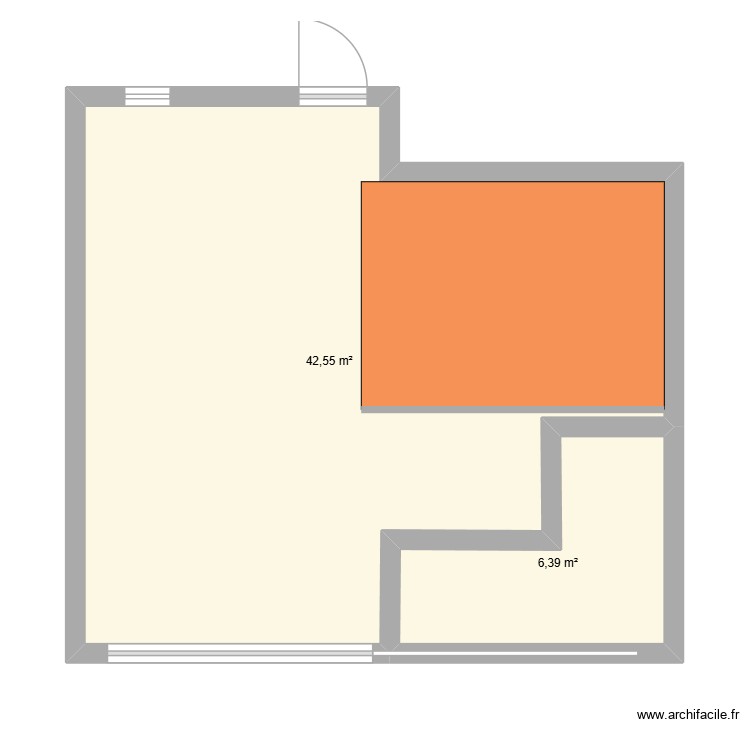 Devant. Plan de 0 pièce et 0 m2 Devant. Plan de 0 pièce et 0 m2
