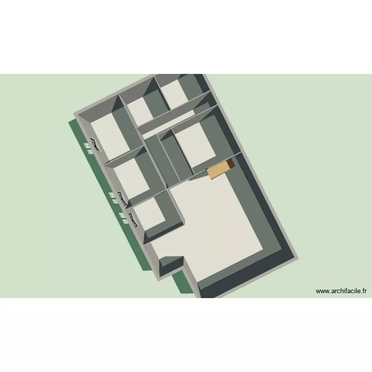 maieonalmat. Plan de 8  et 161 m²