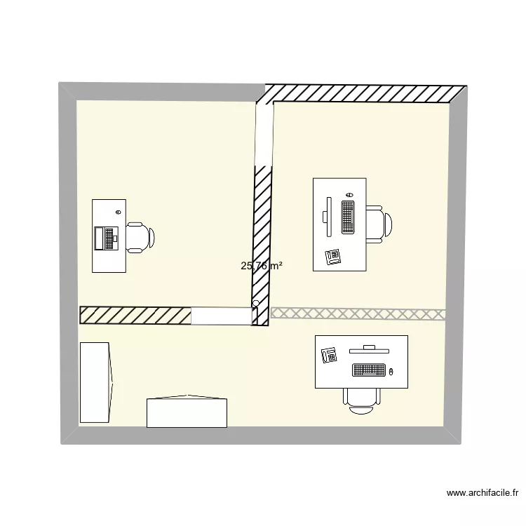 Bureau. Plan de 