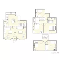 Cottage layout two storey rear extension and existing extension raised
