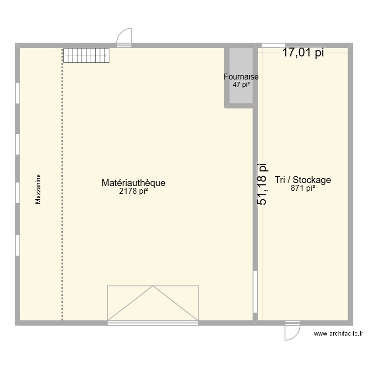 Ré-Utîles_Mat_avant. Plan de 3 pièces et 288 m2