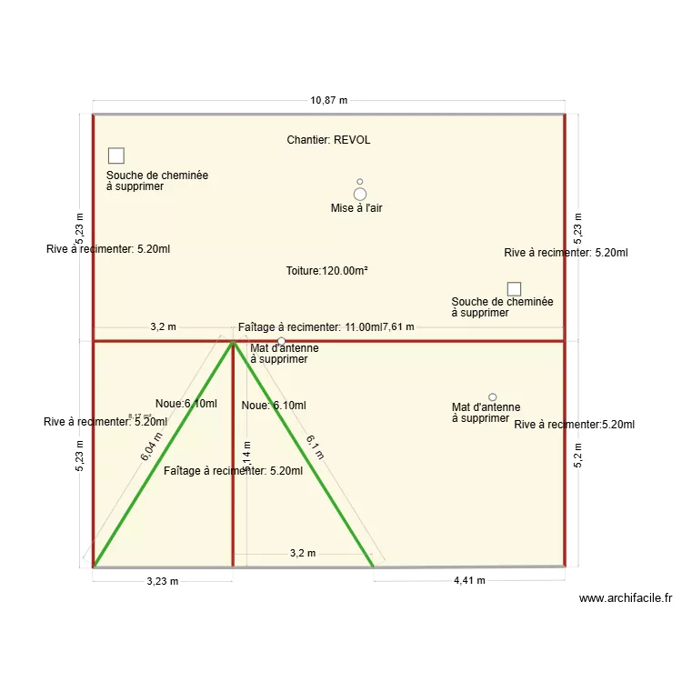 Plan REVOL 2. Plan de 5 et 112 m² Plan REVOL 2. Plan de 5 et 112 m²