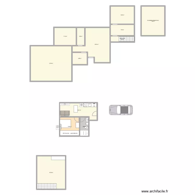 PLAN2. Plan de 13 Pièces et 188 m²