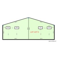 FACADE EST LOT 4 AVEC NOUVELLES FENETRES