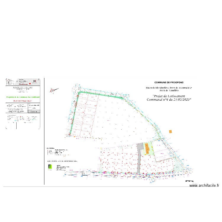 Froidfond. Plan de 0 pièce et 0 m2