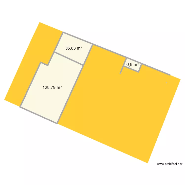 FACADE SAINT-XANDRE. Plan de 6  et 320 m²