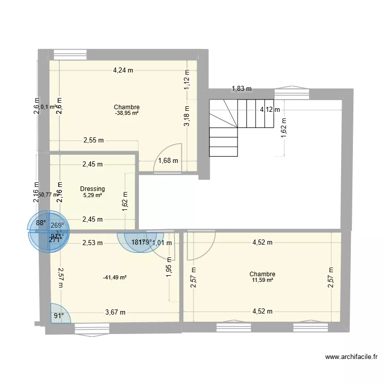 maison JG 1. Plan de 6 Pièces et 39 m² maison JG 1. Plan de 6 Pièces et 39 m²