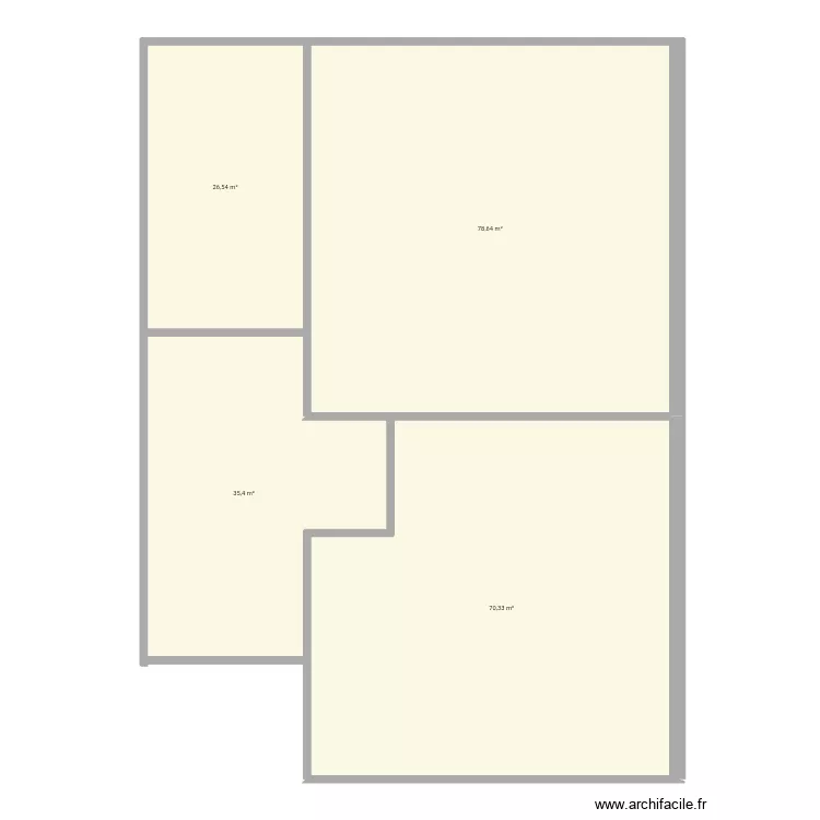 Tanis. Plan de 4  et 211 m²