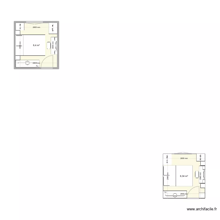 Chambre maman. Plan de Chambre maman. Plan de
