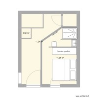 Entr&eacute; + chambre