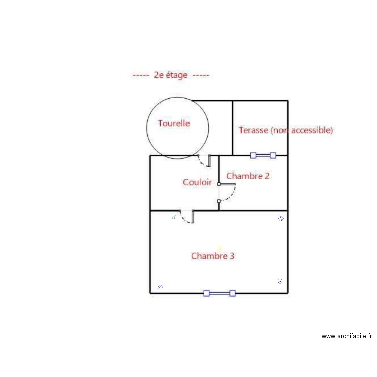 Etage 2 guenroc. Plan de 0 pièce et 0 m2