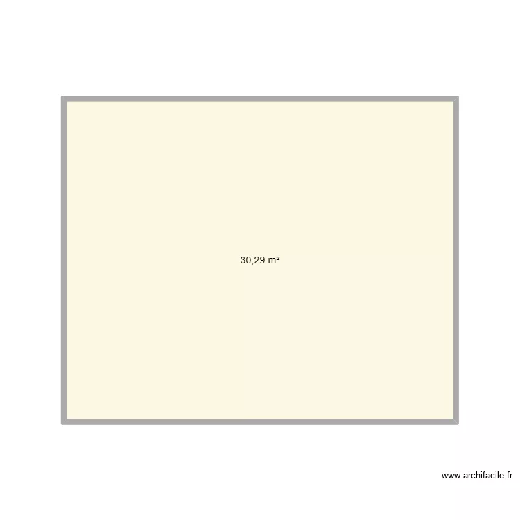 Dureil - RDC. Plan de 1  et 30 m²