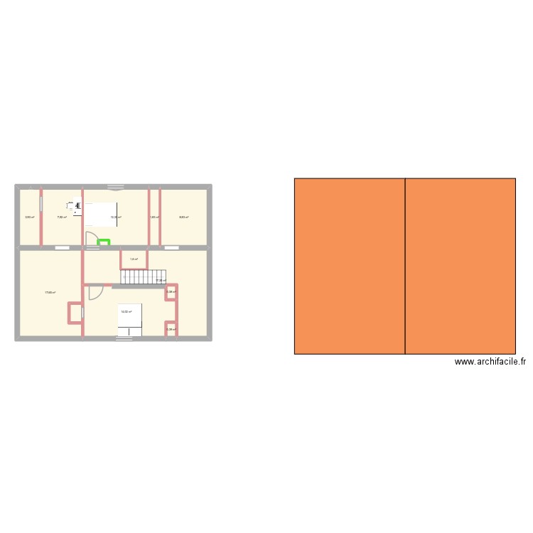 Mawatwet1. Plan de 11 pièces et 86 m2