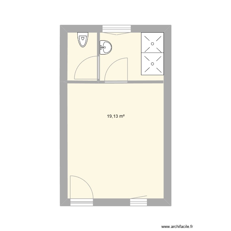 SdB Piscine. Plan de 0 pièce et 0 m2