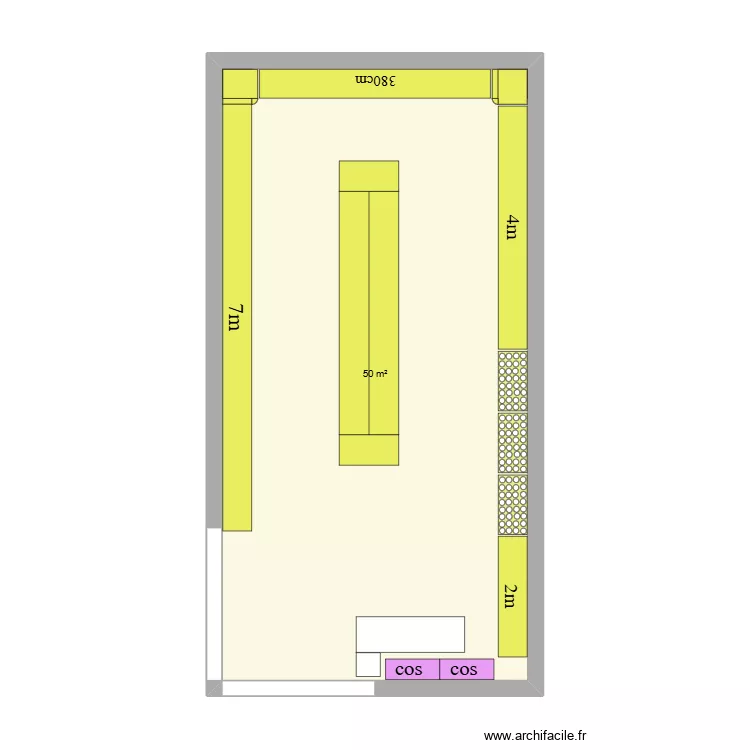 khanchla. Plan de 1 Pièce et 50 m² khanchla. Plan de 1 Pièce et 50 m²