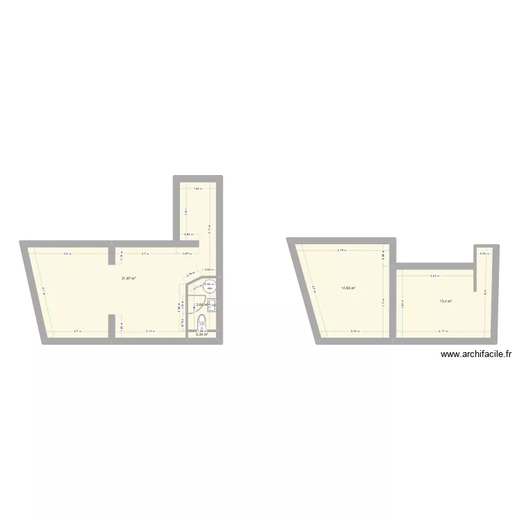 Travaux mareuil. Plan de 