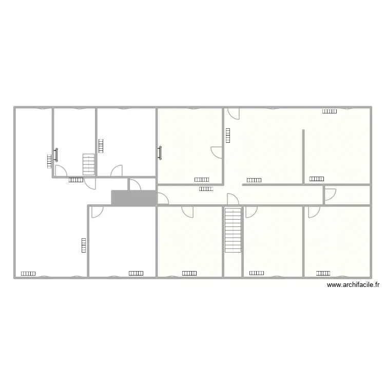 1er étage radiateur et sèche serviette V1. Plan de 13 et 286 m² 1er étage radiateur et sèche serviette V1. Plan de 13 et 286 m²