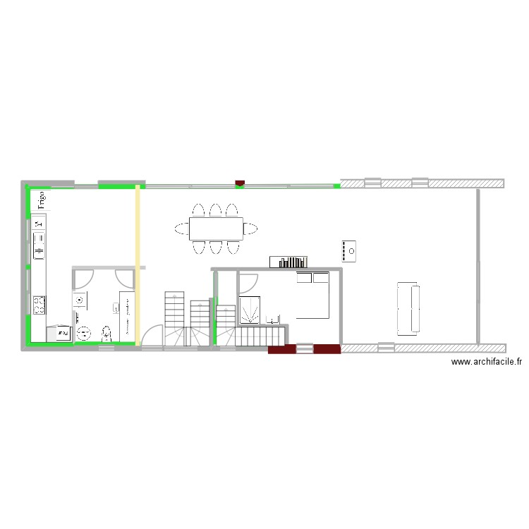 Projet Gonneville V2. Plan de 0 pièce et 0 m2