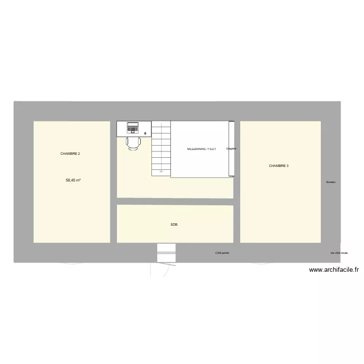 LANGUIDIC. Plan de 4  et 182 m²