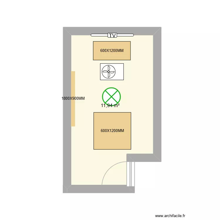 Deskeo Mucho Salle Tacos. Plan de 