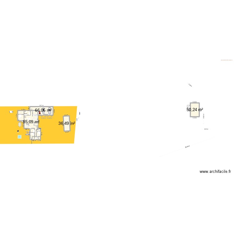 maison terrain 4777. Plan de 16 pièces et 331 m2