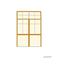 Portes vitr&eacute;es avec croix