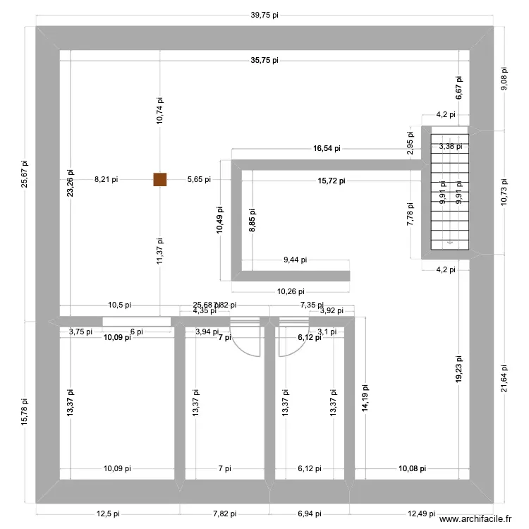 Salon 491 Boileau - SOUS_SOL. Plan de 5 Pièces et 115 m²