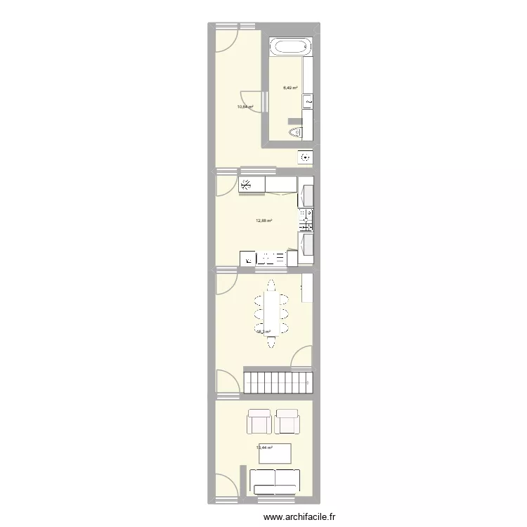 Stef - Goss - 2. Plan de 5 et 60 m² Stef - Goss - 2. Plan de 5 et 60 m²
