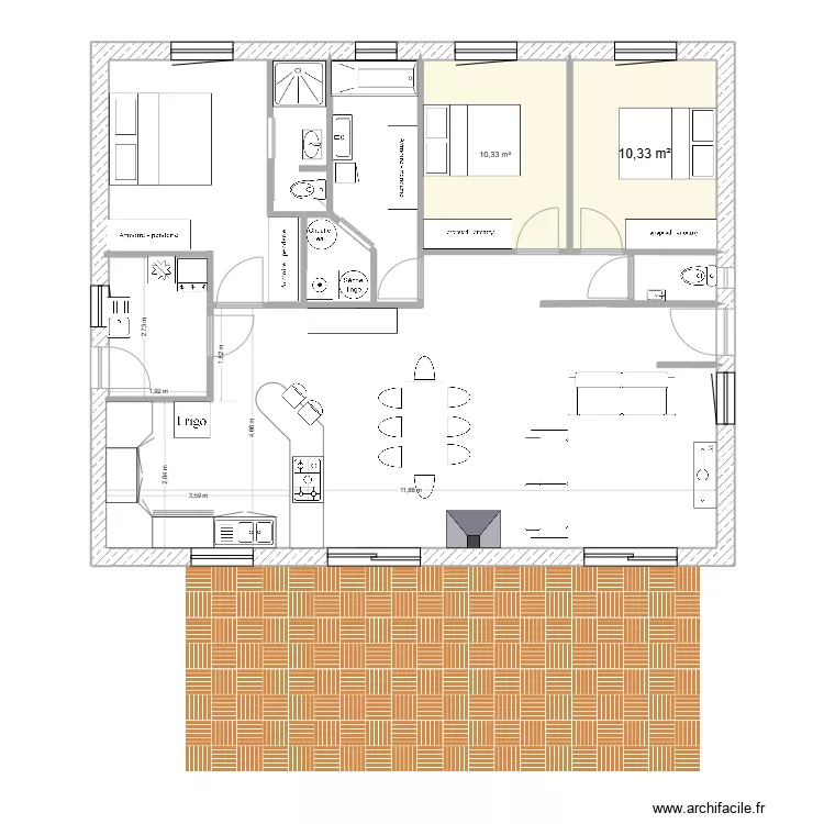 maison beaumerie 4 CONTAINEUR. Plan de 