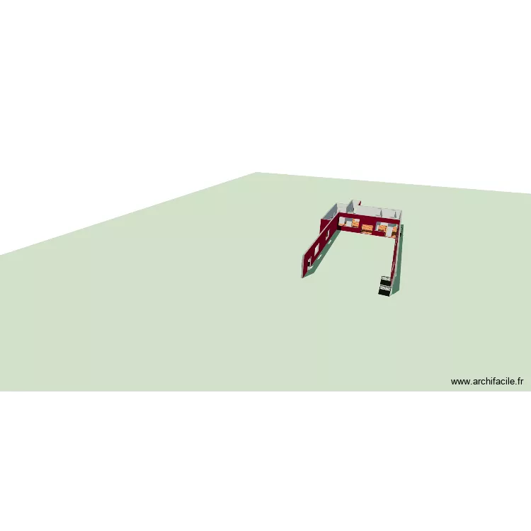 mamadousamba. Plan de 6 Pièces et 121 m²