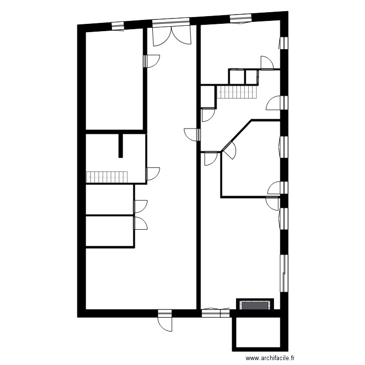 GLACET RABATE. Plan de 28 pièces et 499 m2