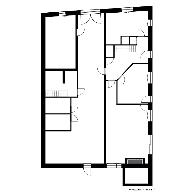 GLACET RABATE. Plan de 