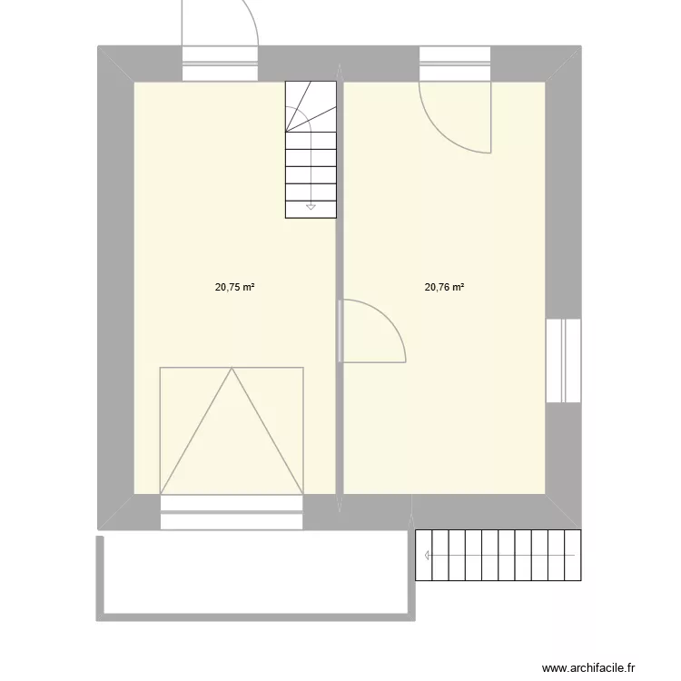 Coco et Albane. Plan de 12 Pièces et 120 m²