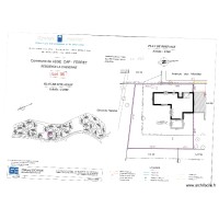 Plan de maison Extension + Baie + bornage TER