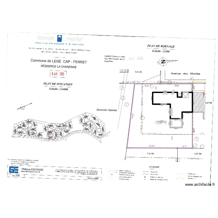 Plan de maison Extension + Baie + bornage TER. Plan de 0 pièce et 0 m2 Plan de maison Extension + Baie + bornage TER. Plan de 0 pièce et 0 m2