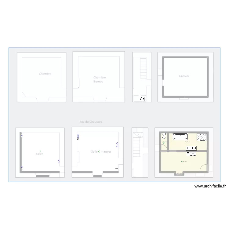 &eacute;bauche plan elec. Plan de 