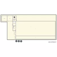 Poulailler 900m2