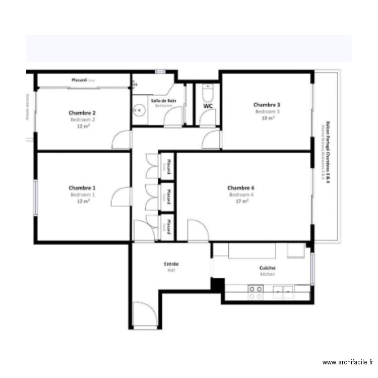MPO. Plan de 0 pièce et 0 m2