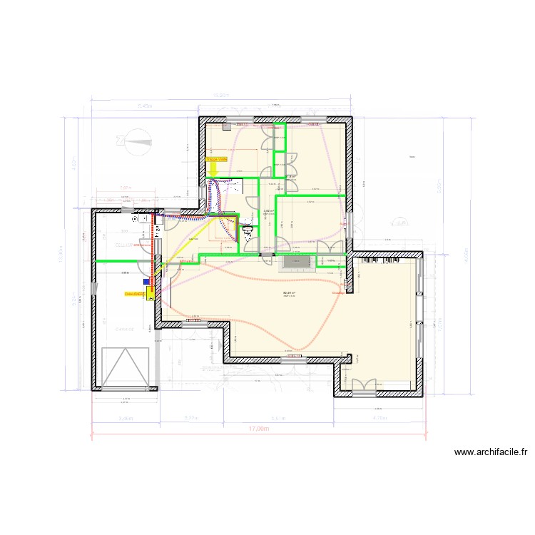 Maison B-E Réseaux. Plan de 0 pièce et 0 m2