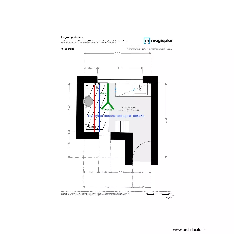 Plan Projet  Mme. Lagrange. Plan de 