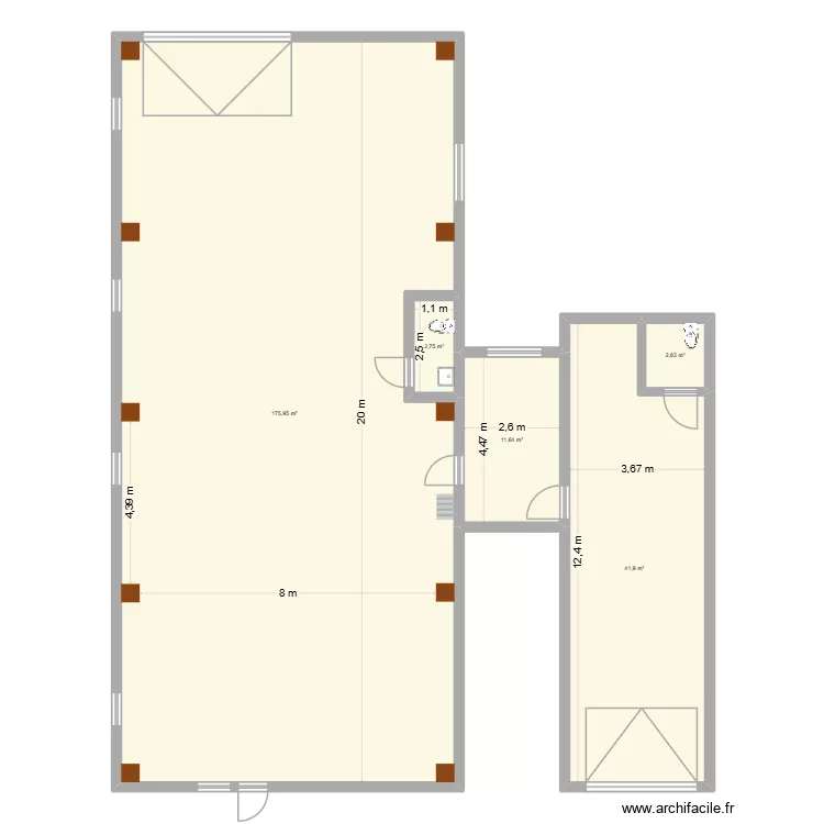 HYROX. Plan de 7 Pièces et 422 m² HYROX. Plan de 7 Pièces et 422 m²