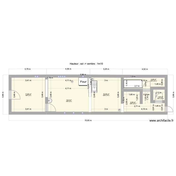 LABO travaux. Plan de 6 et 49 m² LABO travaux. Plan de 6 et 49 m²